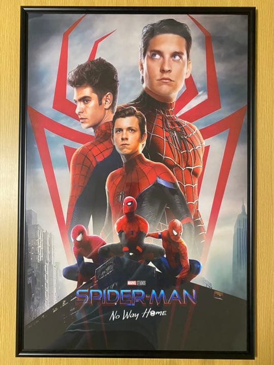 非売品】スパイダーマン ノーウェイホーム ポスター フレームは付き