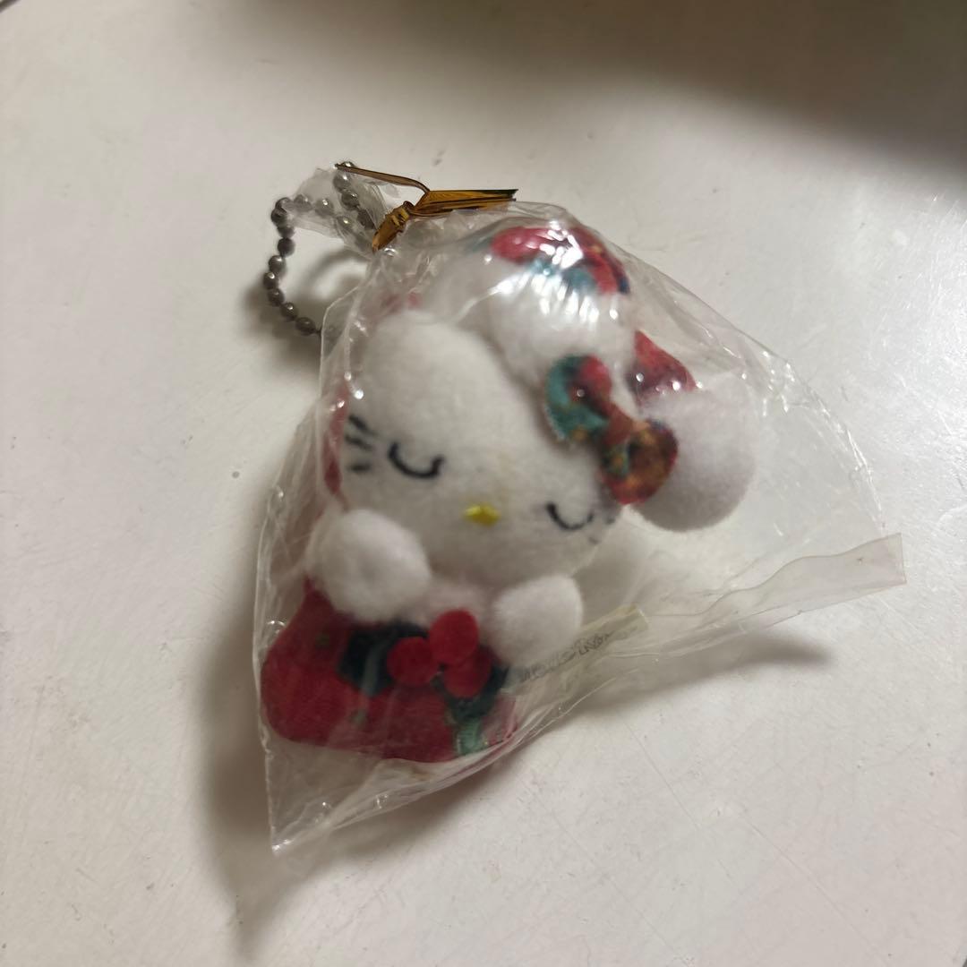 ハローキティ クリスマス ラムネ付きキーホルダー