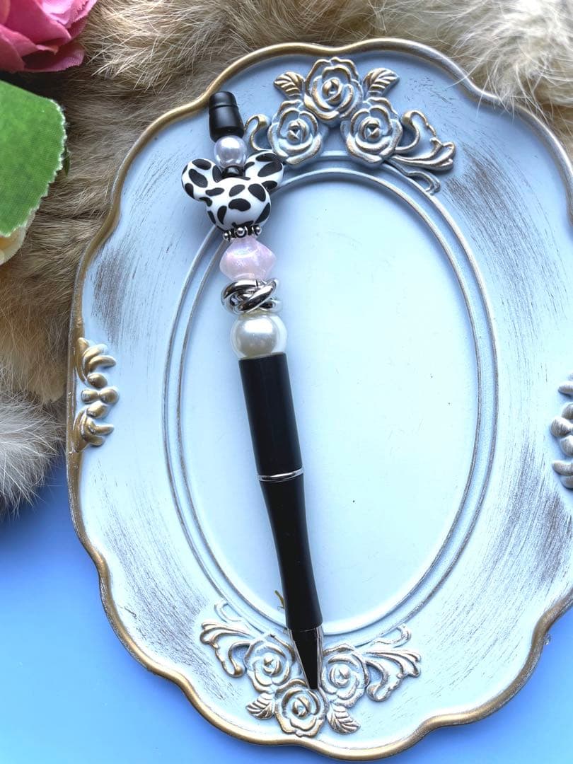 カスタムボールペン  アニマルブラック