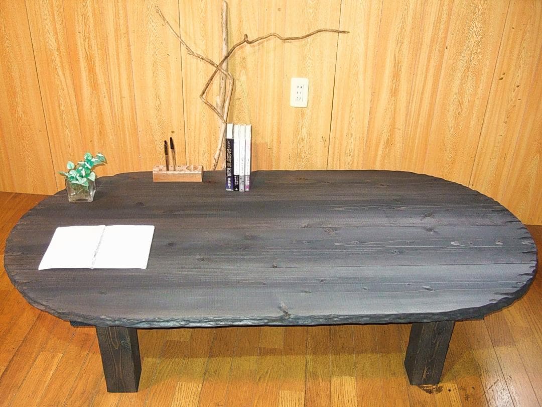 ●こだわり製作創りたて！大型でモダンな円卓テーブル・丸テーブル