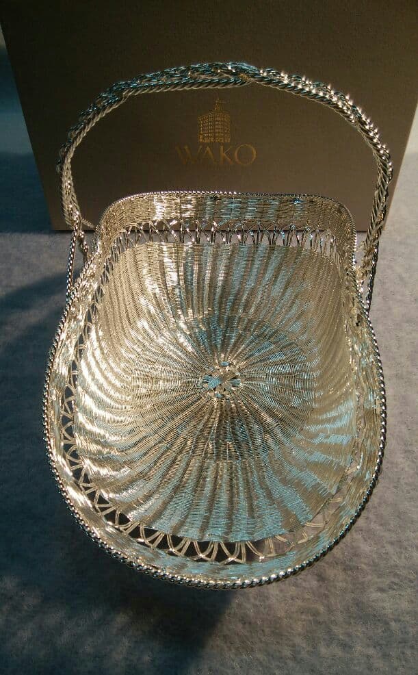 銀座和光　シルバーバスケット
