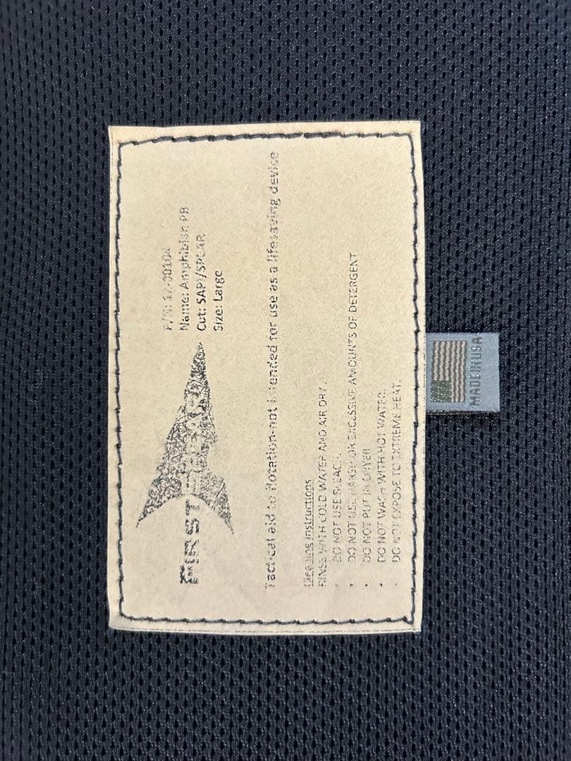 個人装備 Firstspear AAC black