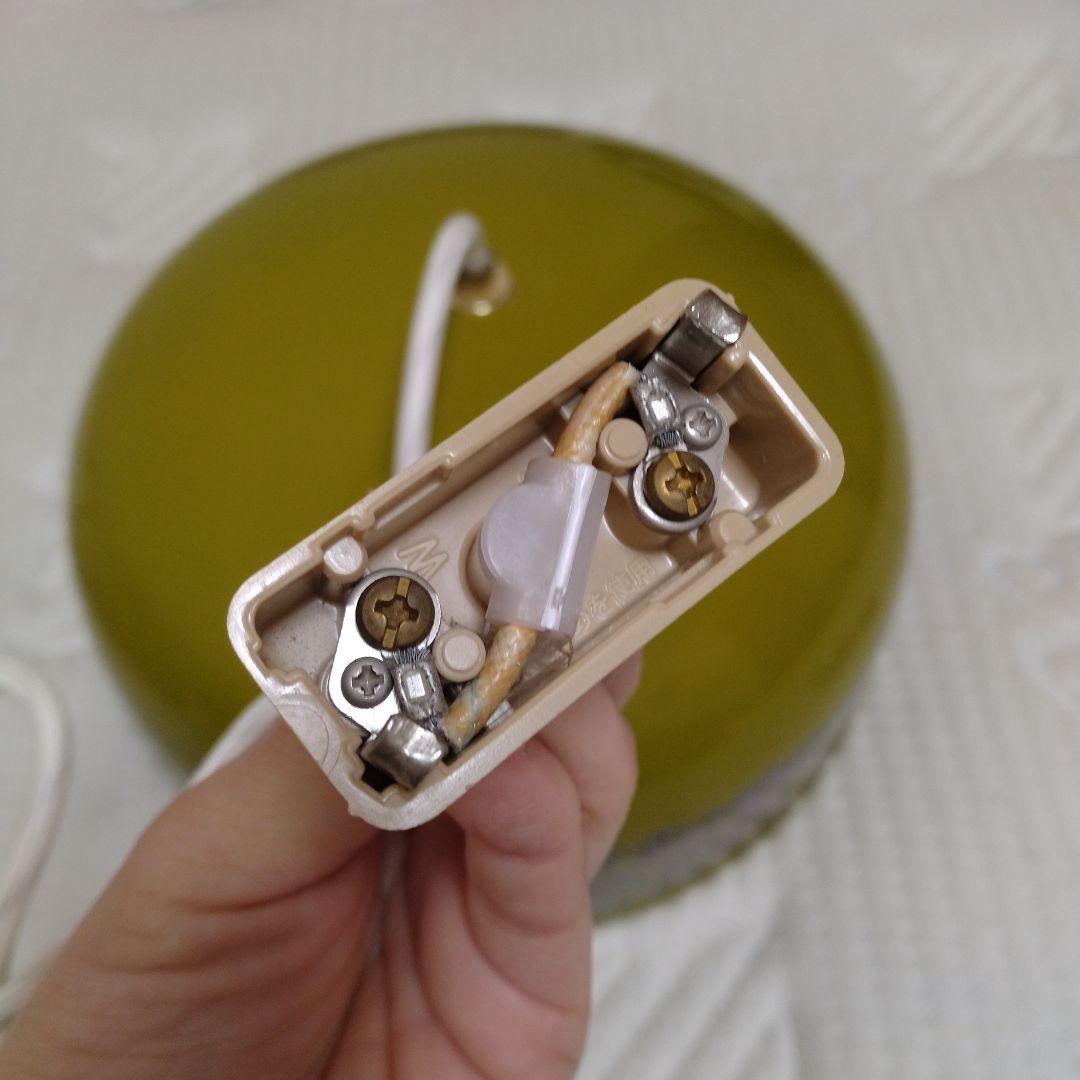 アラビアフィネル　　ビンテージランプシェード　緑