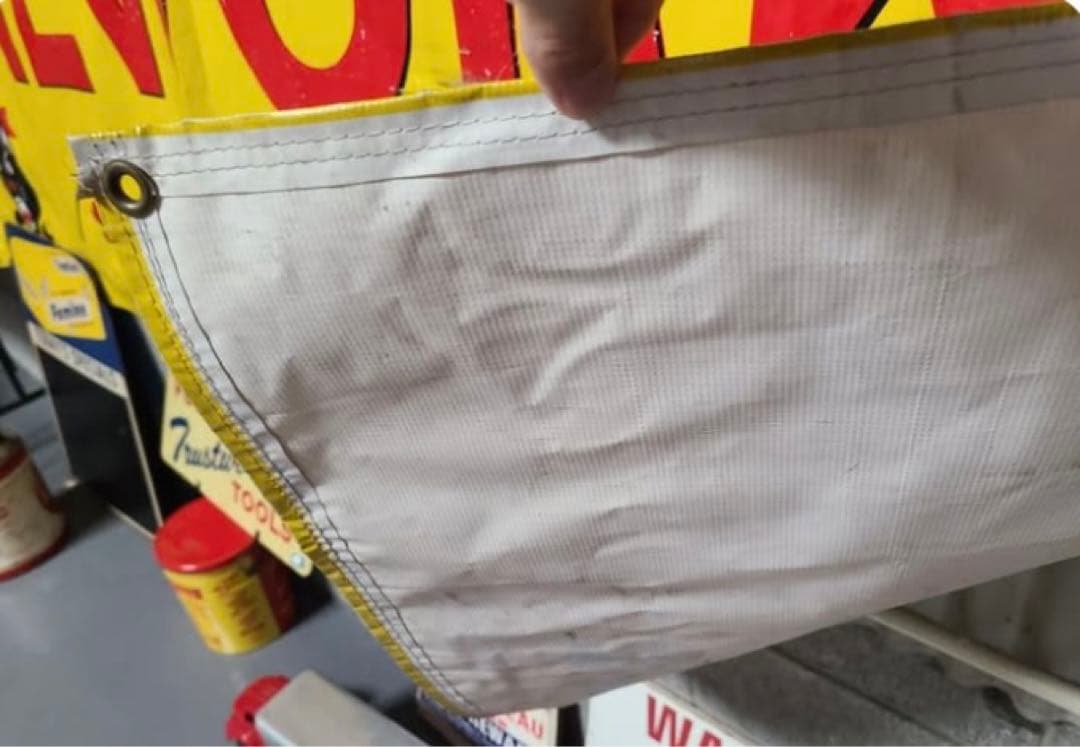 50s USA ビンテージ　Black Cat Fireworks バナー