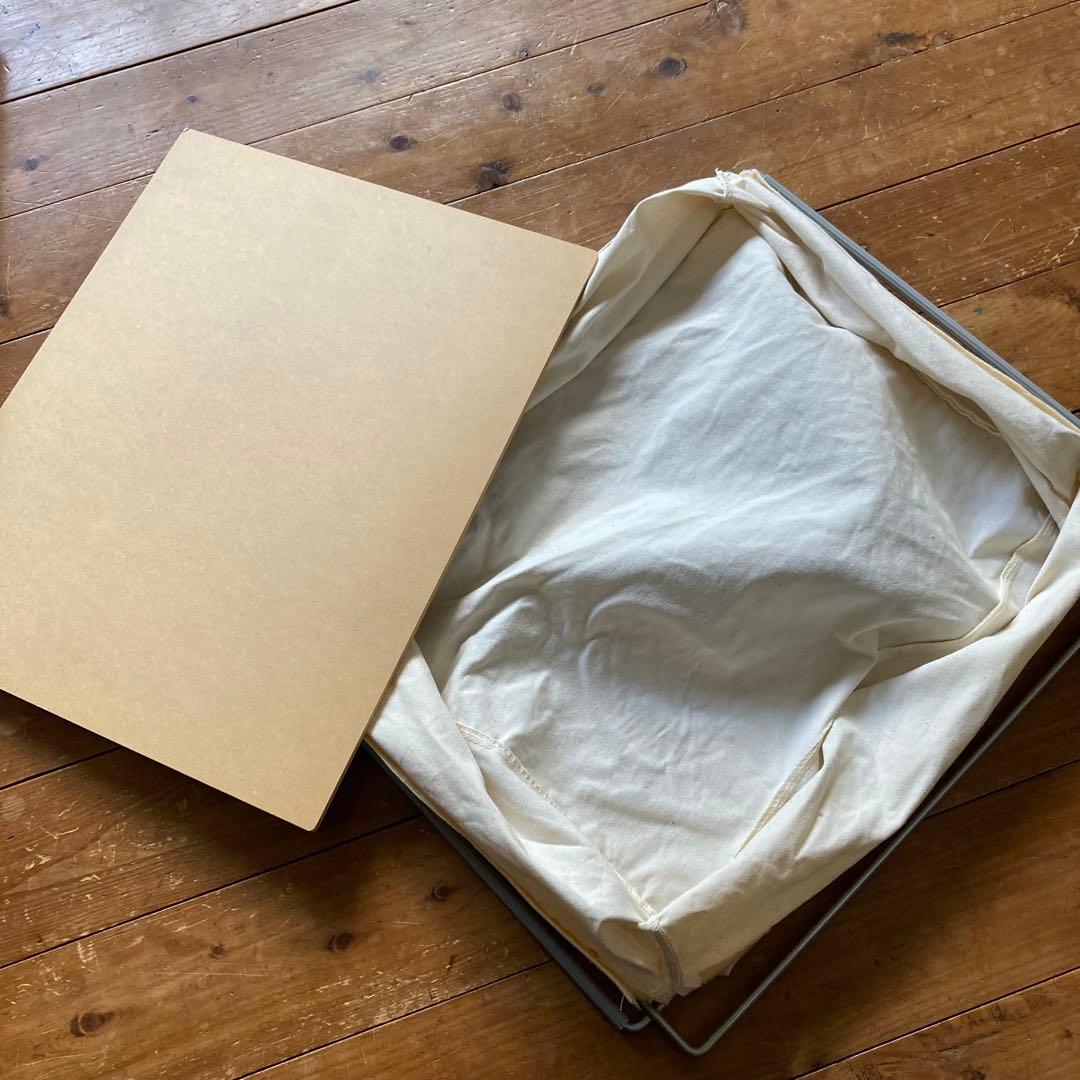 無印良スチールユニットシェルフ　追加用帆布バスケット　幅56ｃｍ用　6個まとめて