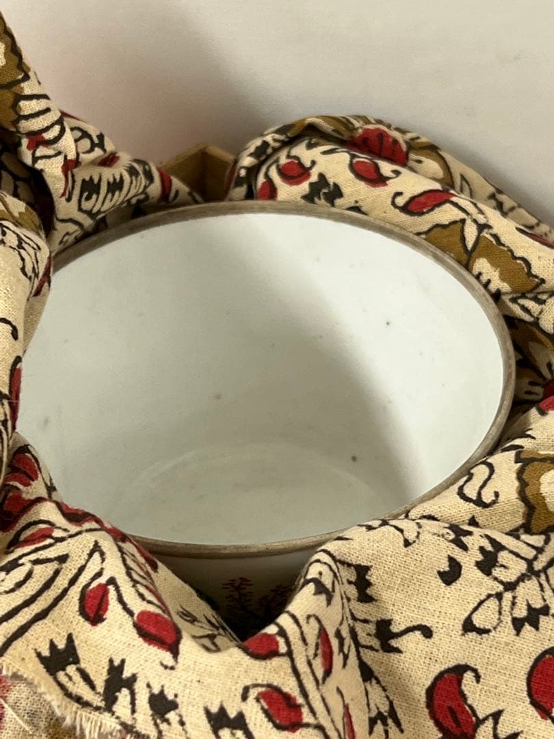 古美術• 手描粉彩山水人物水盂•【大清道光年製】在銘 • 時代物 XG55