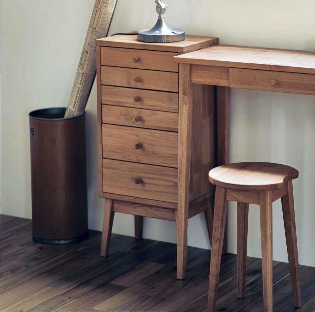 【新品同様_美品】ベルメゾン 天然木 自然素材チェスト