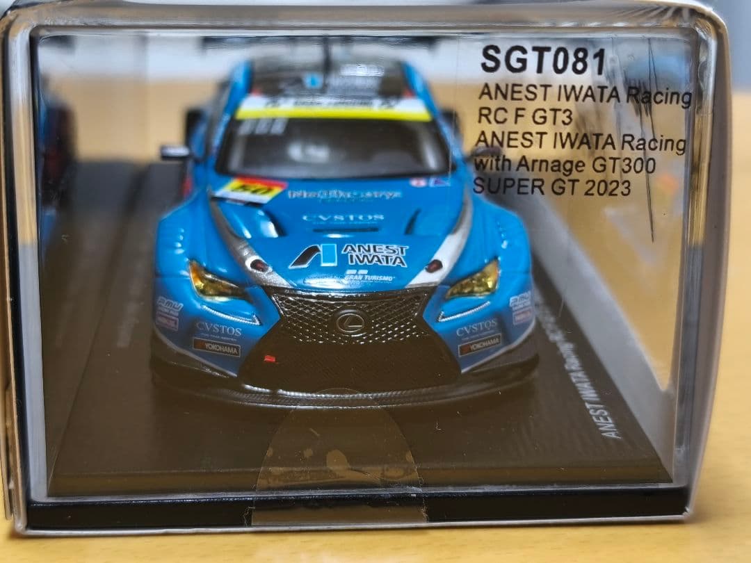 ANEST IWATA Racing RC F GT3 ミニカー サイン入り