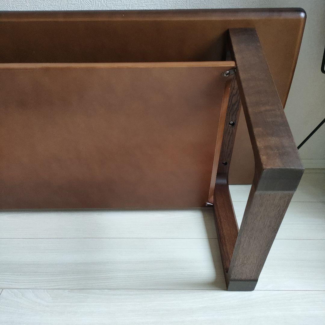 【超美品】カリモク★ダークブラウン木製センターテーブル