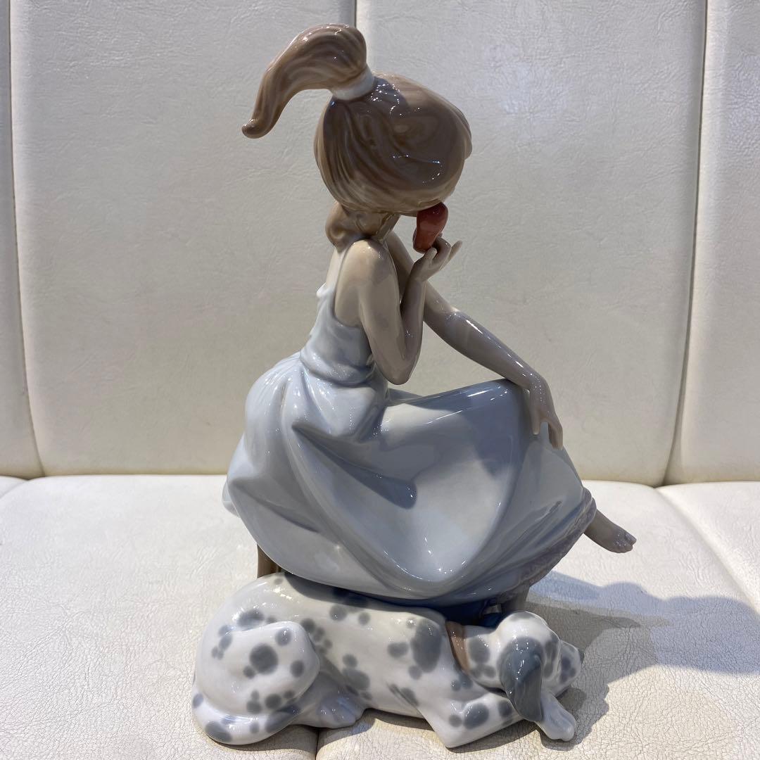 美品！ ☆リヤドロ☆ 少女 大事な電話