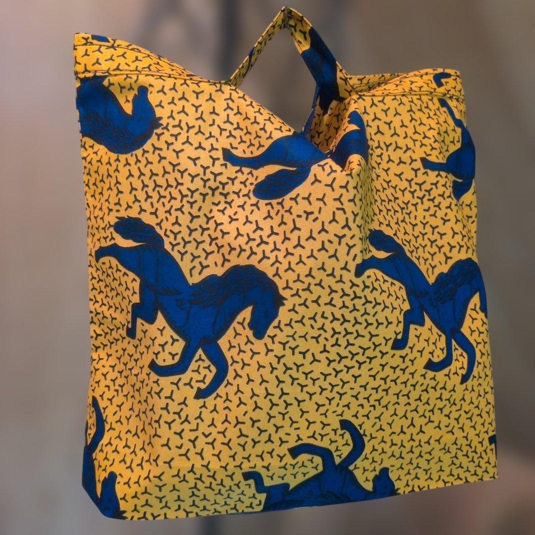 アフリカンがま口オーダーページ　アフリカ布馬柄