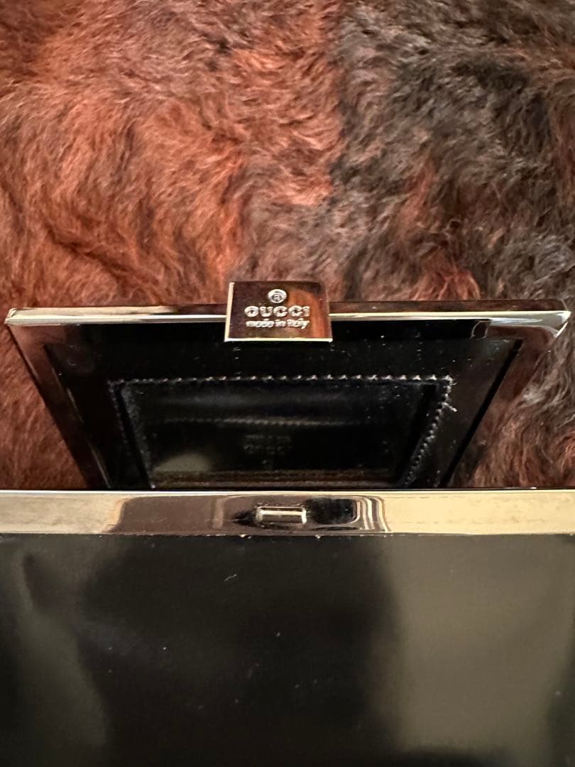 GUCCI リップポーチ　ジュエリーケース　 茶