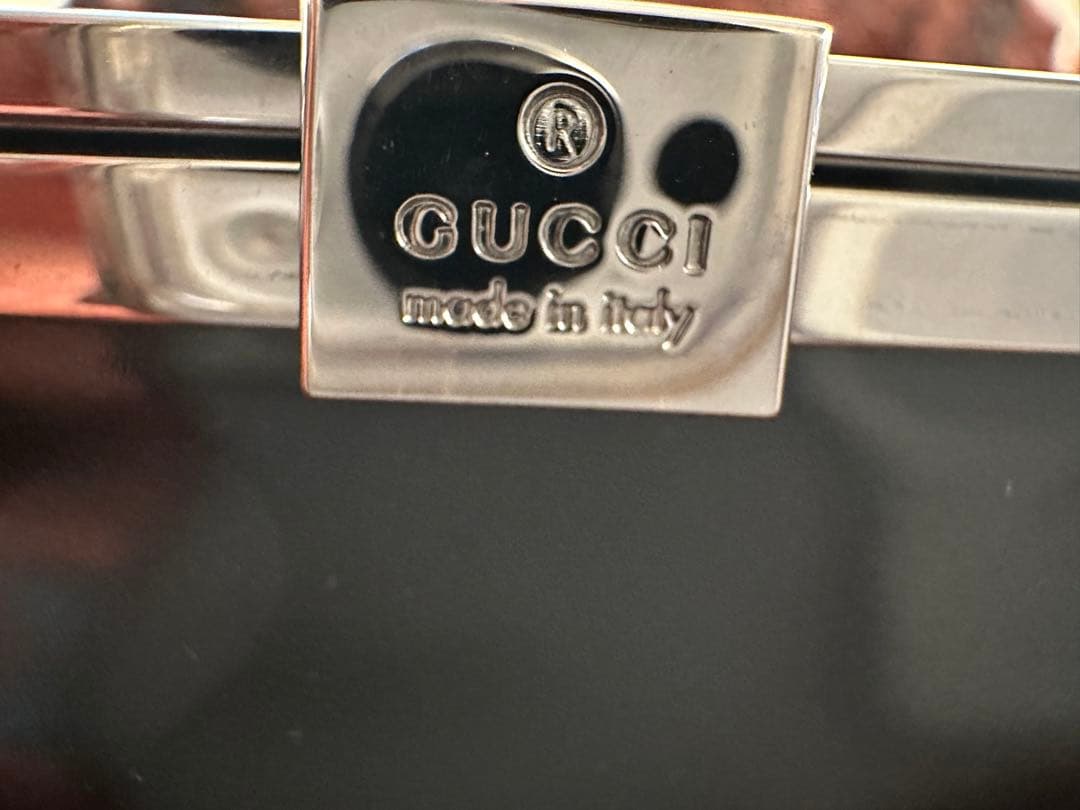 GUCCI リップポーチ　ジュエリーケース　 茶