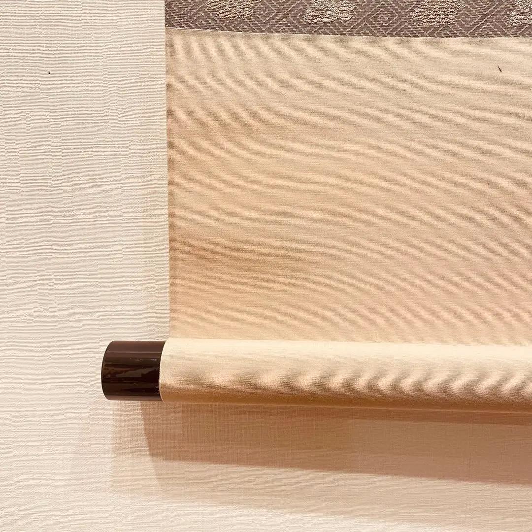 3006 栗原密巖 「白雲盡處見青山」 共箱 肉筆 大徳寺 禅語