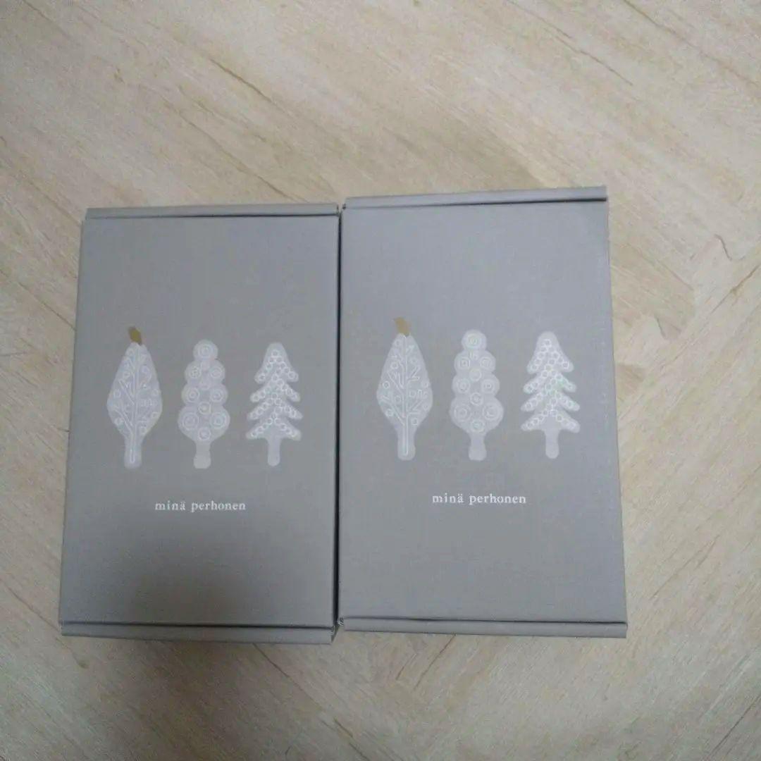 お値下げしました【新品未使用】ミナペルホネン tree hook グリーン×2