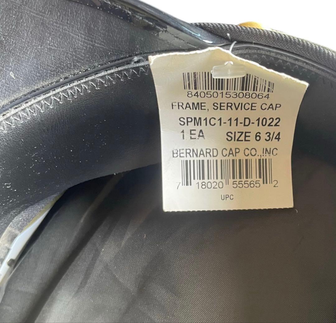 米軍USMC海兵隊将校用ドレスcap制帽7-3\4サイズ希少品