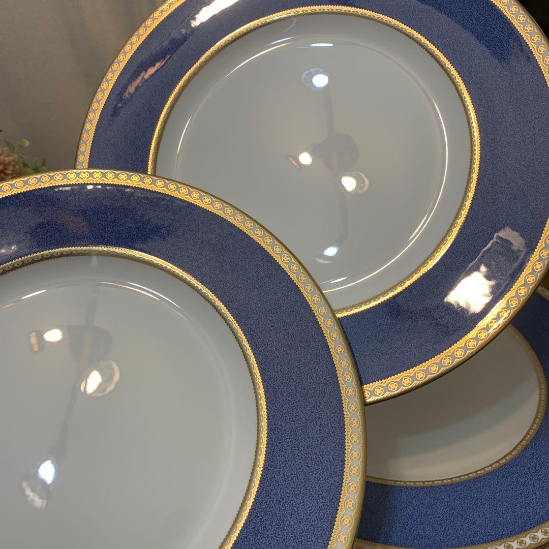 ウェッジウッド ユーランダー　パウダーブルー 27.5cm ディナープレート