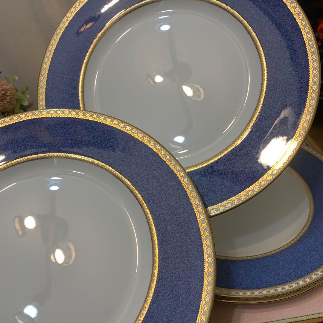 ウェッジウッド ユーランダー　パウダーブルー 27.5cm ディナープレート