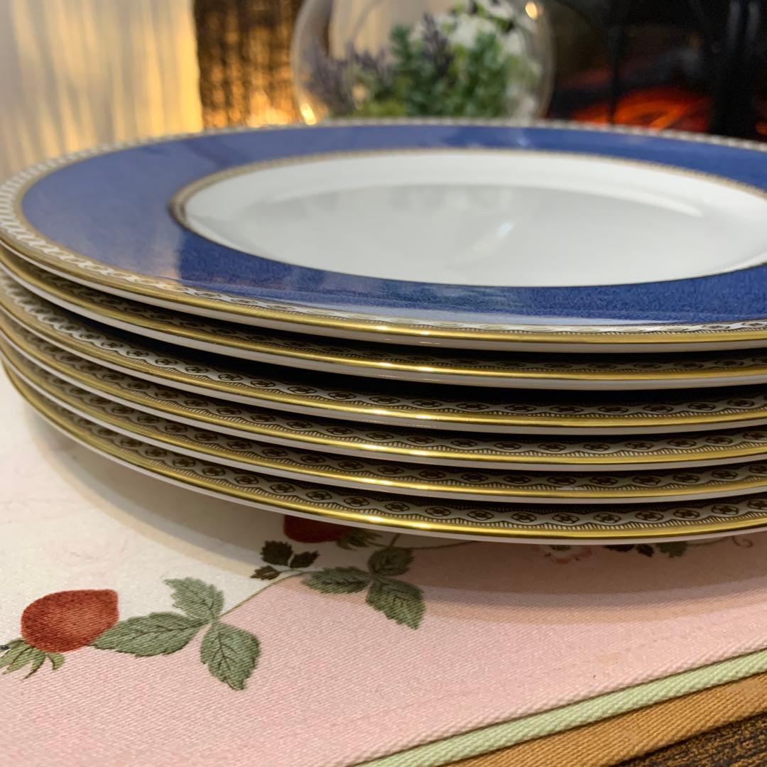 ウェッジウッド ユーランダー　パウダーブルー 27.5cm ディナープレート