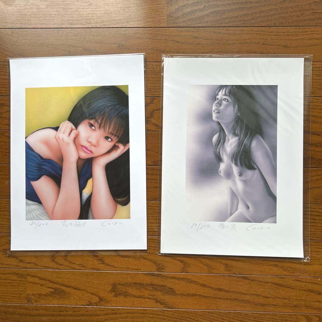 石川吾郎　美人画28点セット売り　作者本人の自筆サイン・エディションナンバー入り