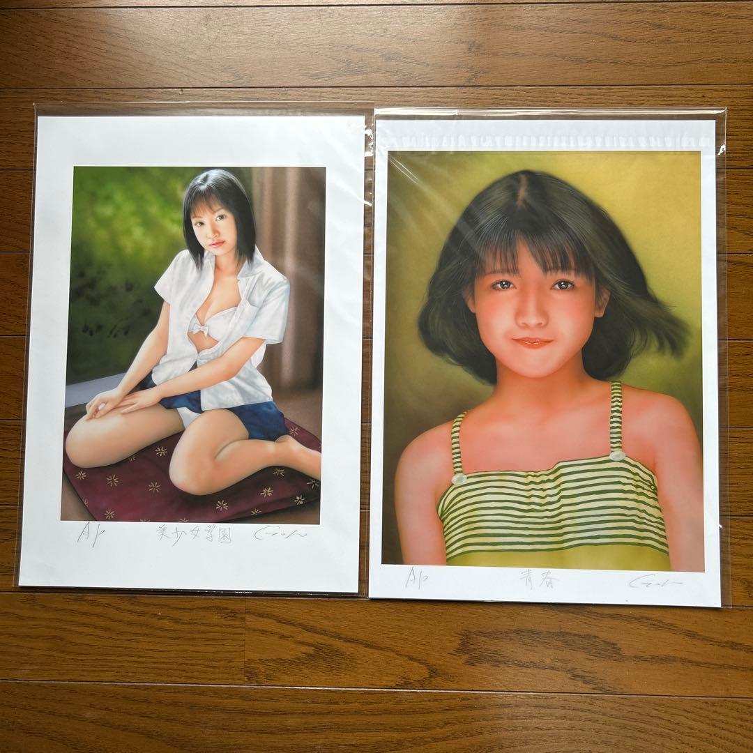 石川吾郎　美人画28点セット売り　作者本人の自筆サイン・エディションナンバー入り