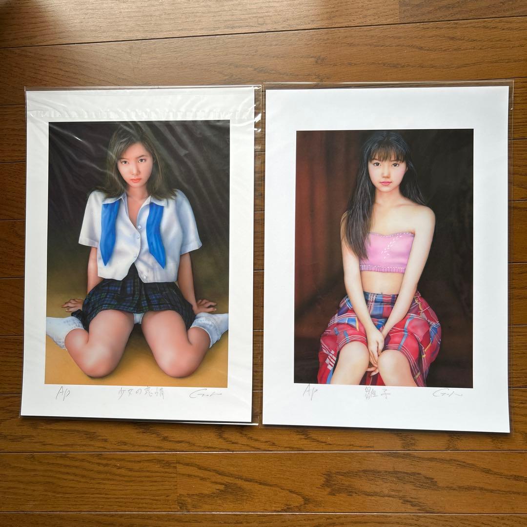 石川吾郎　美人画28点セット売り　作者本人の自筆サイン・エディションナンバー入り