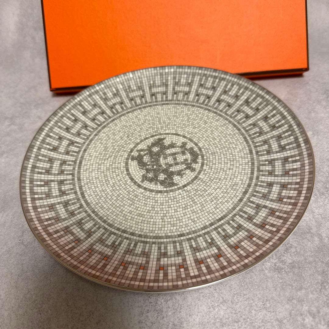 エルメス モザイクプラチナ 皿