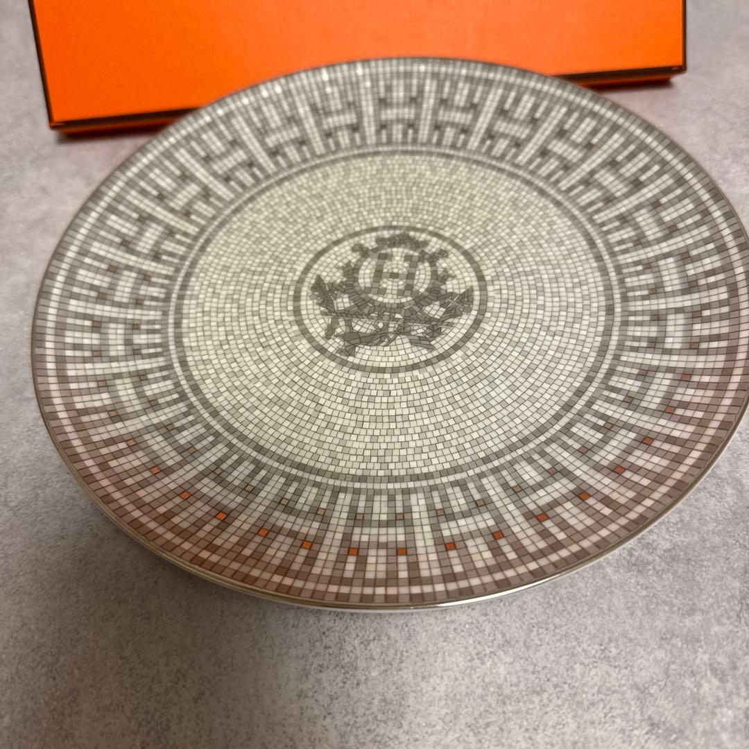 エルメス モザイクプラチナ 皿