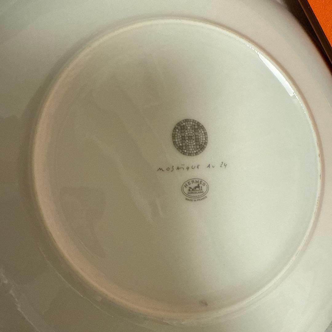 エルメス モザイクプラチナ 皿