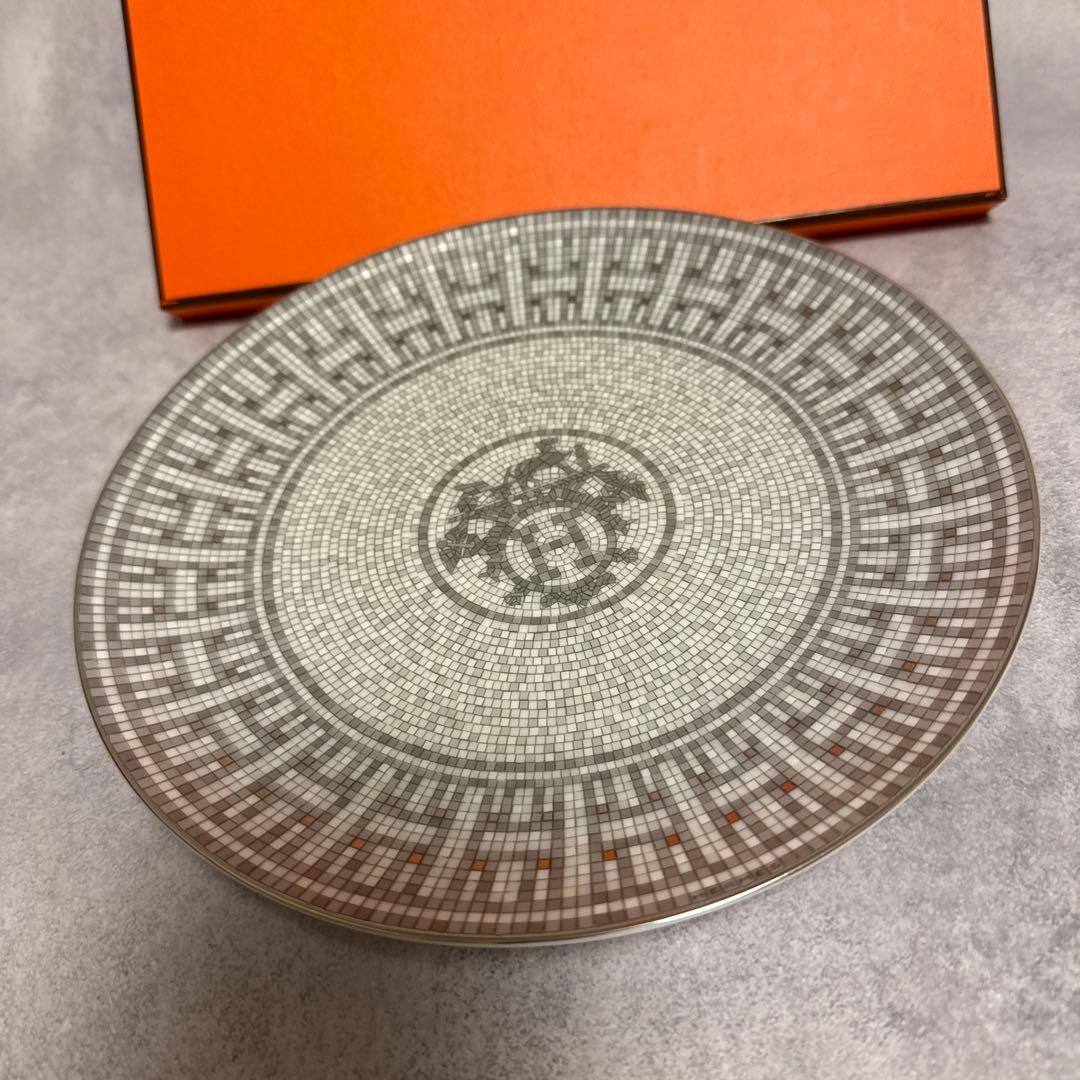 エルメス モザイクプラチナ 皿