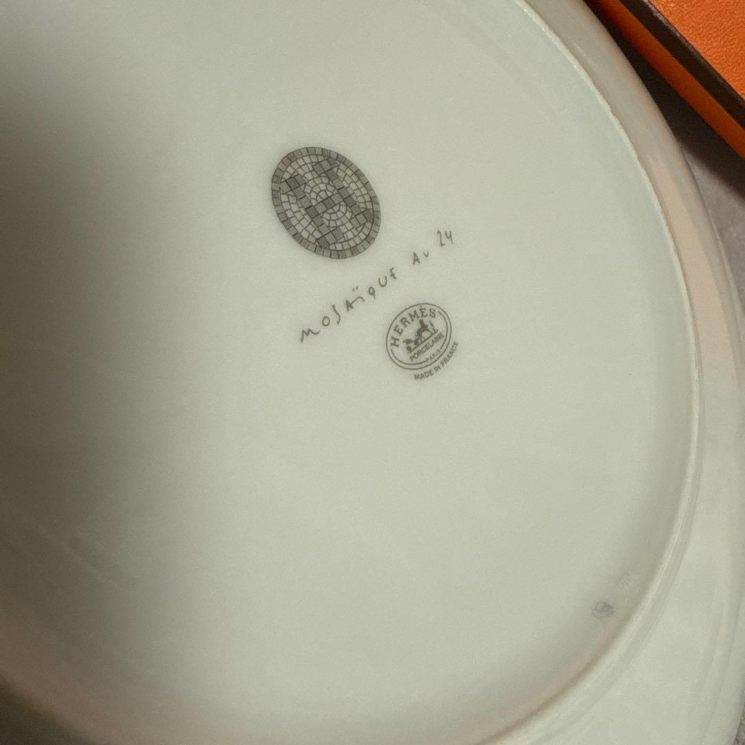 エルメス モザイクプラチナ 皿