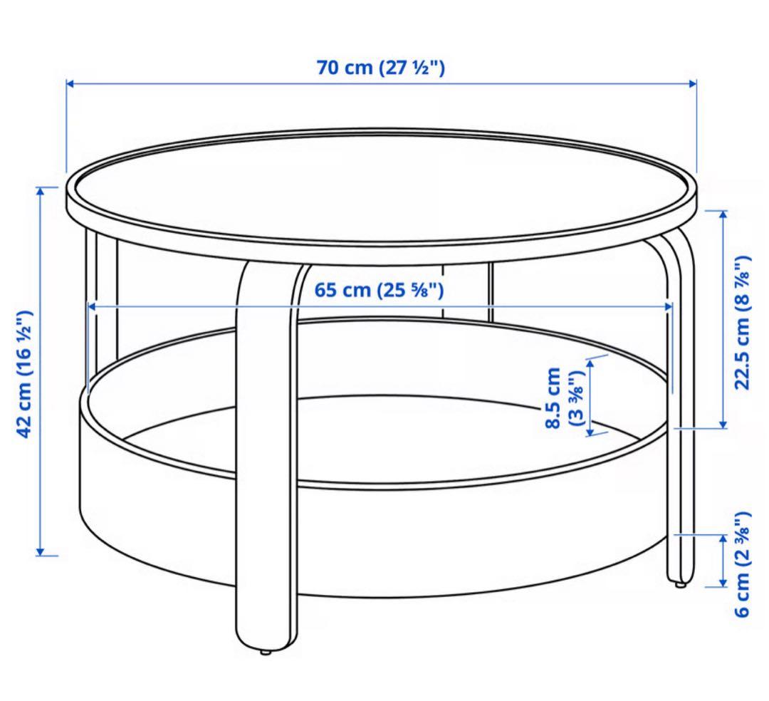 IKEA ローテーブル　BORGEBY ボルゲビー