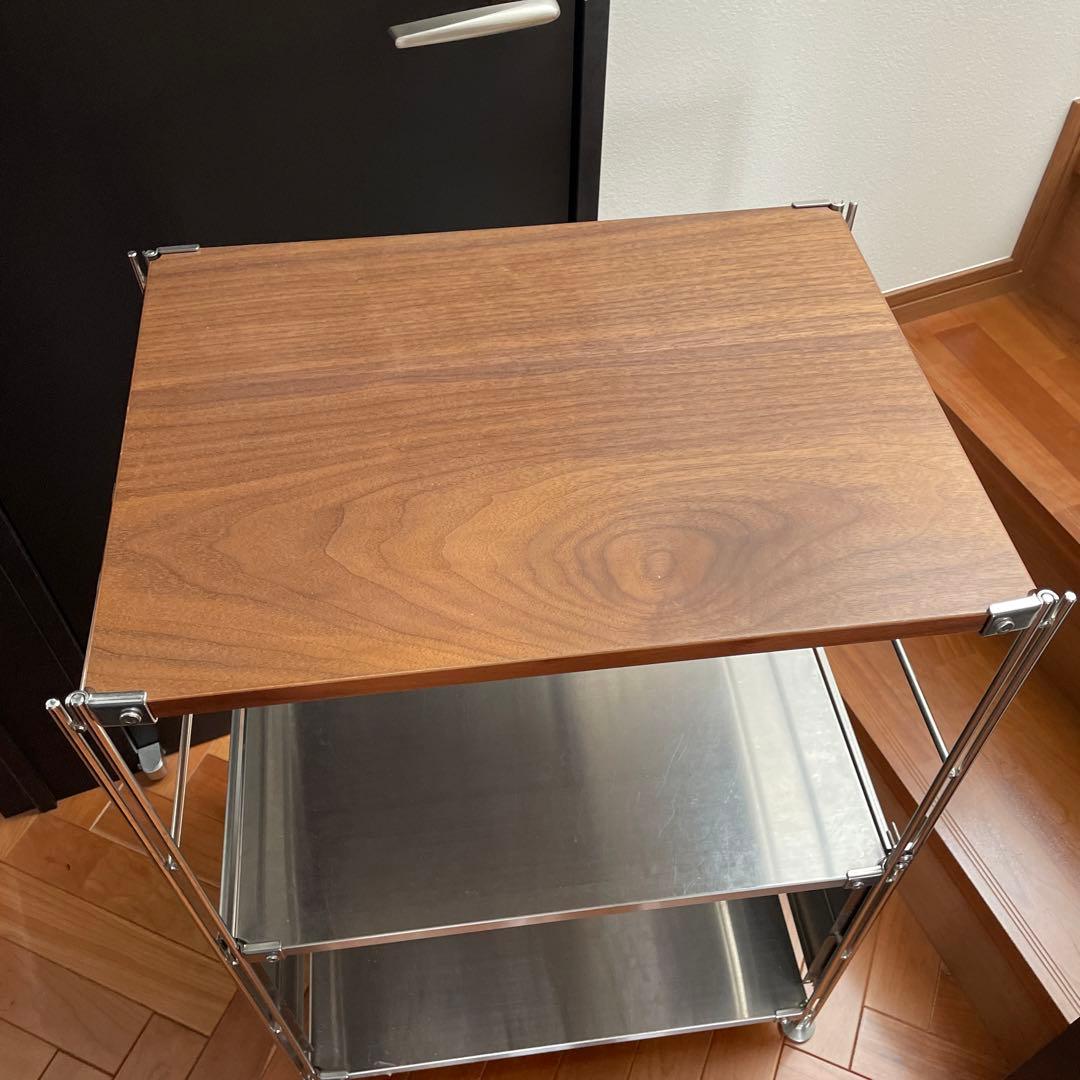 無印良品 スチール&ウォルナット ユニットシェルフ3段