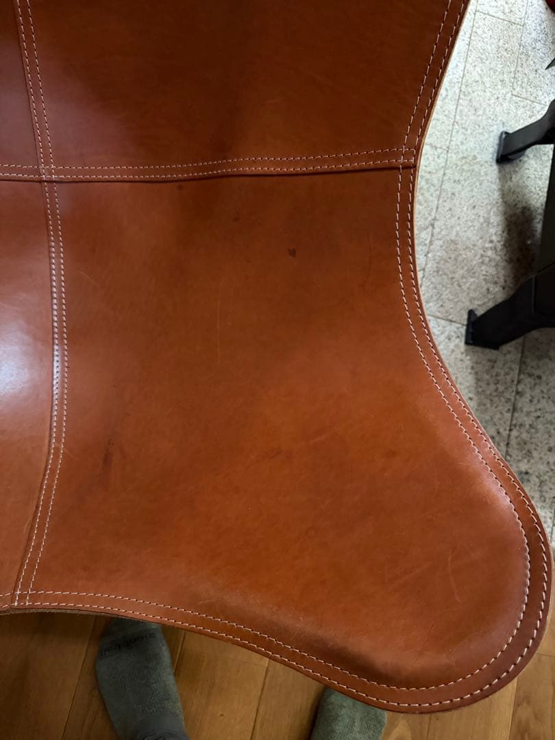 BKFチェア　バタフライチェア　本革