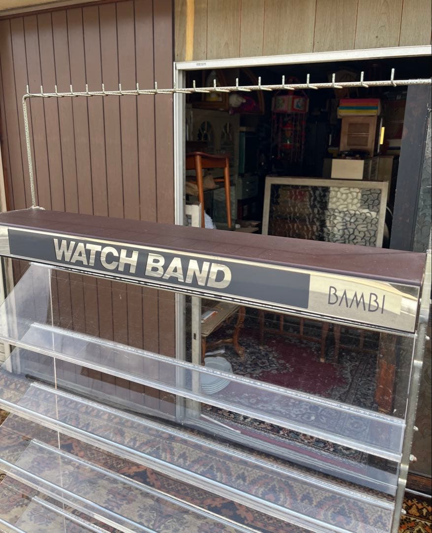ウォッチバンドラック 店舗 什器 アクリル棚 インテリア アンティーク
