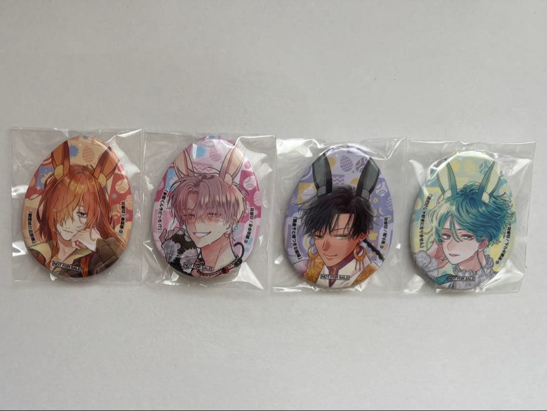 花とゆめ9号 当選 うさみみ缶バッジセット - メルカリ