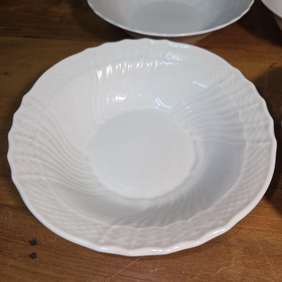 【6枚セット】リチャードジノリ ベッキオホワイト 15cm フルーツソーサー