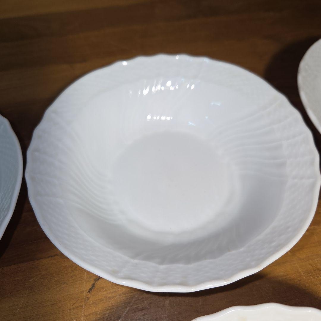 【6枚セット】リチャードジノリ ベッキオホワイト 15cm フルーツソーサー