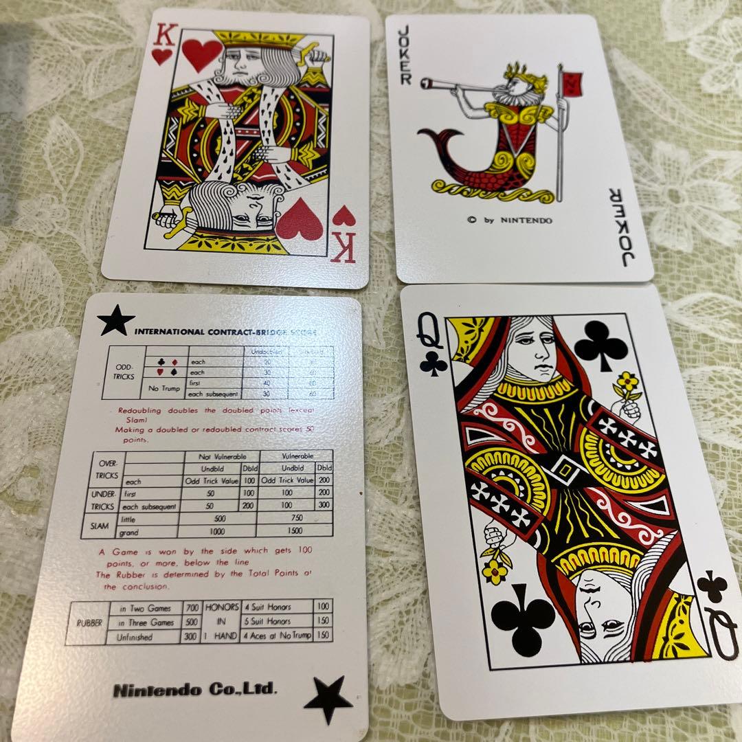 任天堂 ニンテンドー Nintendo プラスチック トランプ 昭和レトロ