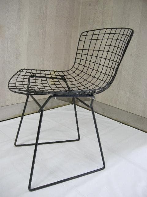 □　ハリー・ベルトイア　ワイヤーサイドチェアー　/　ビンテージ　□