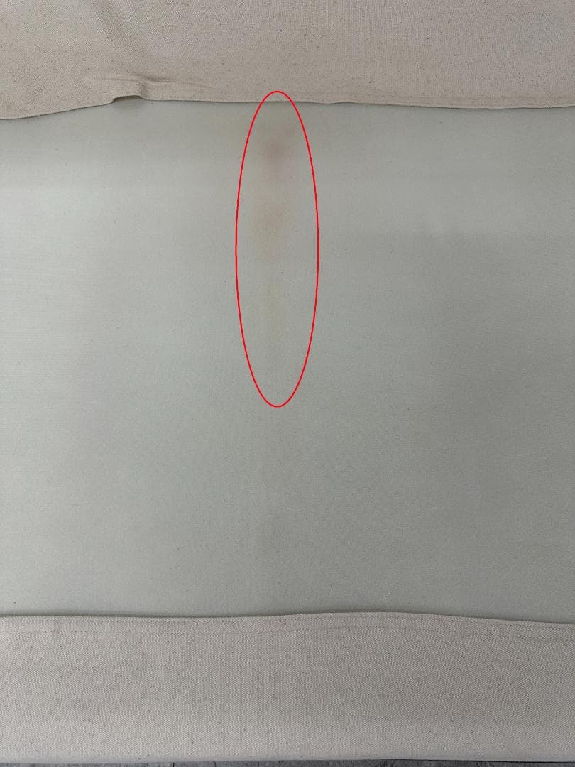 無印良品　2人掛けソファ　フェザーポケットコイル　ホワイト