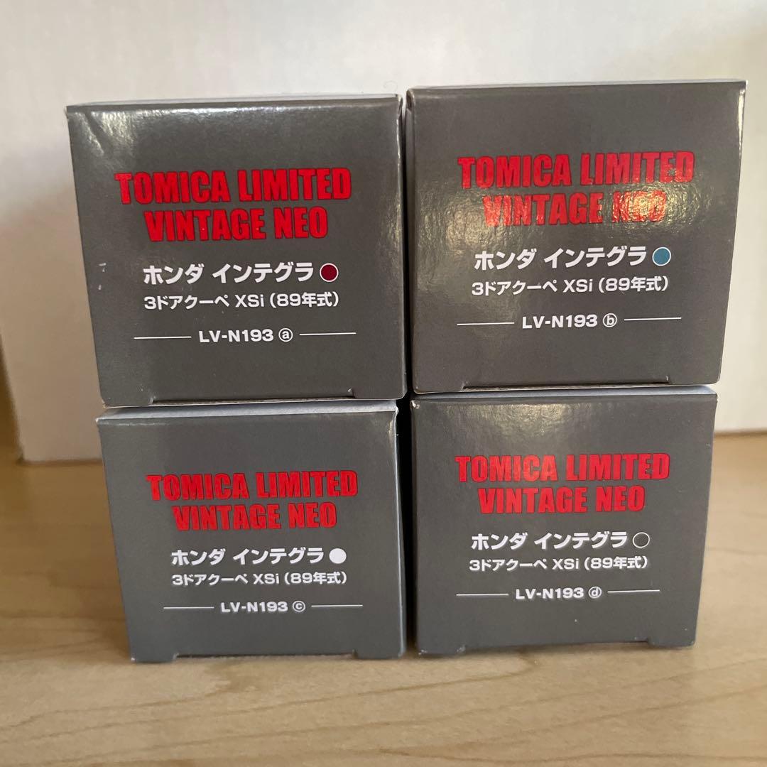 【新品未使用】ホンダ インテグラ XSi （89年式）LV-N193 4台