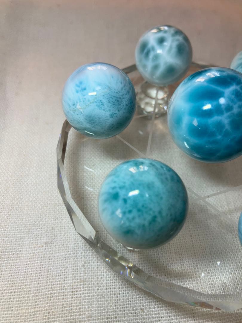 高品質 ラリマー 七星陣 28.3mm 約22mm 7個セット