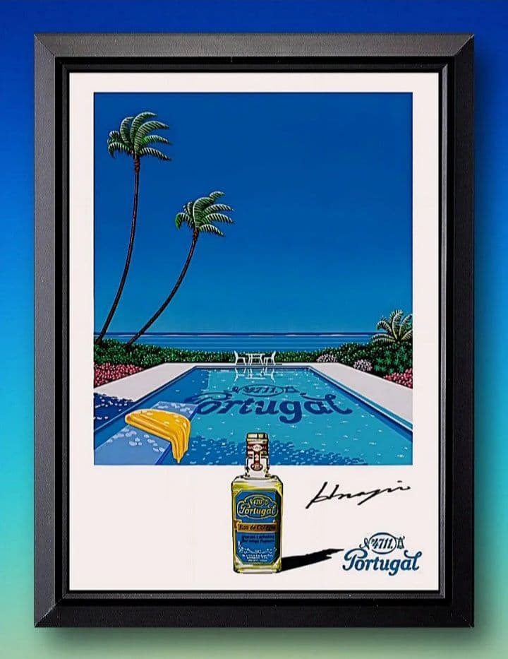 永井博・鈴木英人・わたせせいぞうPortugal【A4ポスター額装付６点セット】