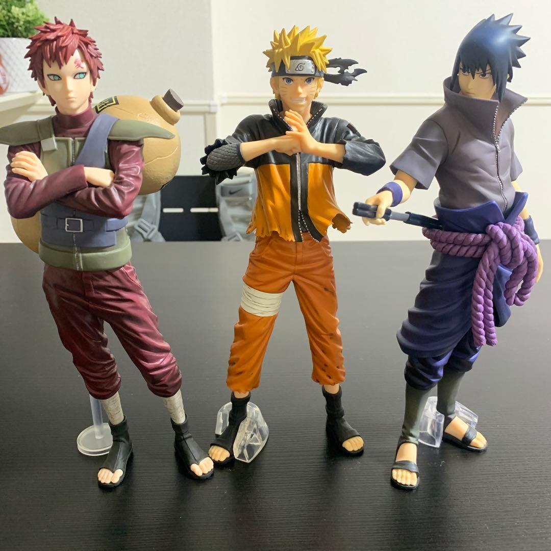 NARUTO 一番くじ ナルト 我愛羅 サスケ フィギュア - メルカリ