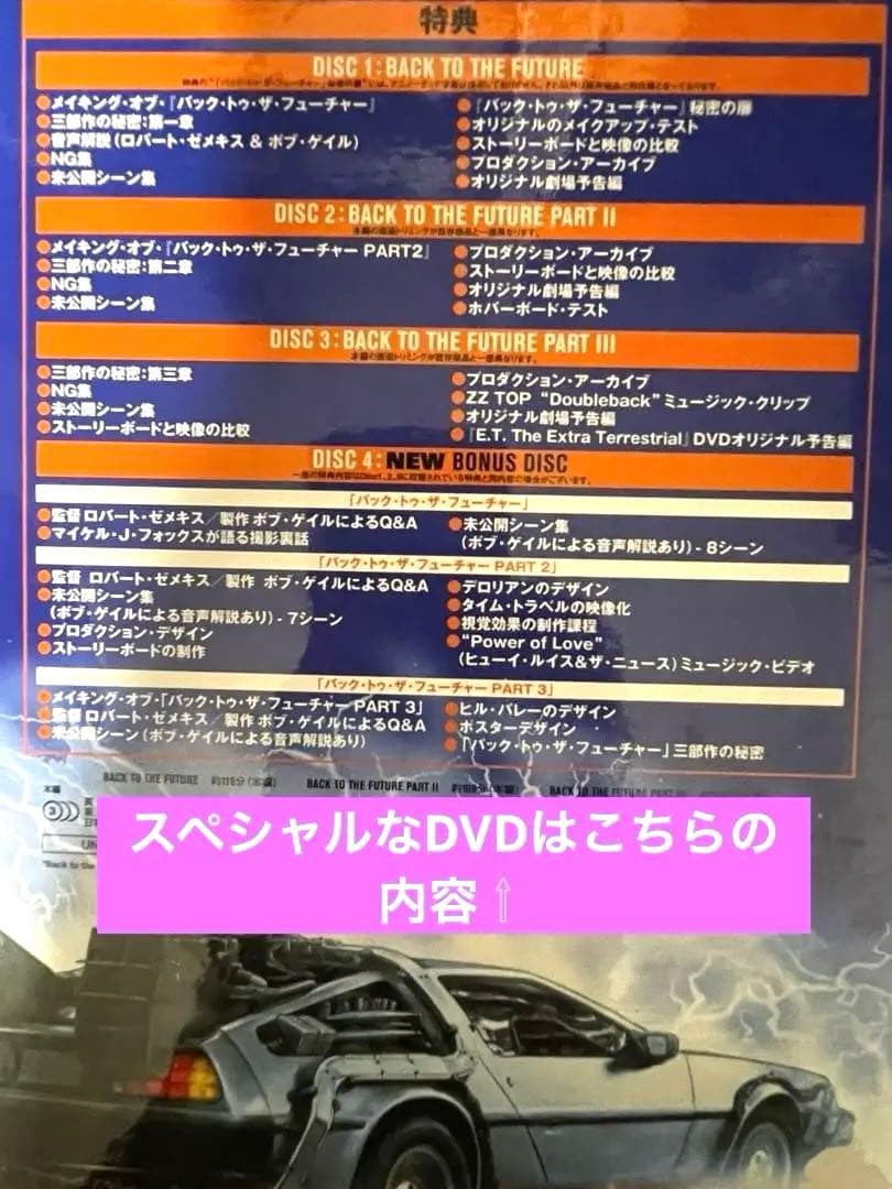 今だけ大特価！大幅値下【未使用品】バックトゥザフューチャー 20周年記念ボックス