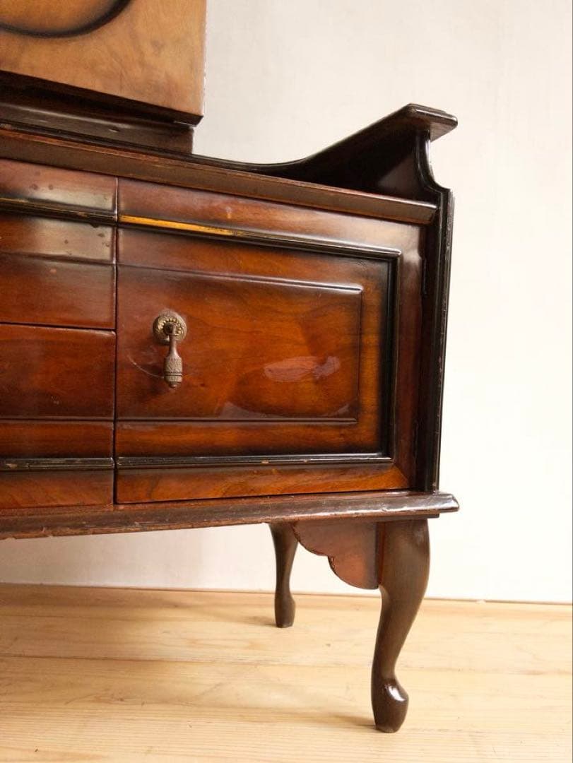 鏡台　ドレッサー　鏡　木製　クラシック　古道具　ビンテージ　アンティーク　レトロ