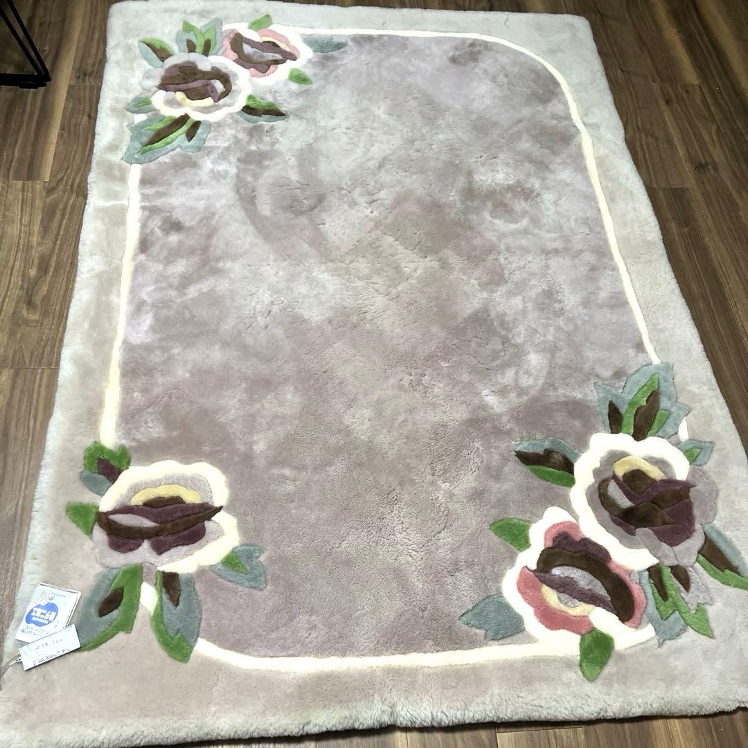 高級羊毛 未使用 シーマオヤン ムートン カーペット 絨毯ラグ - メルカリ