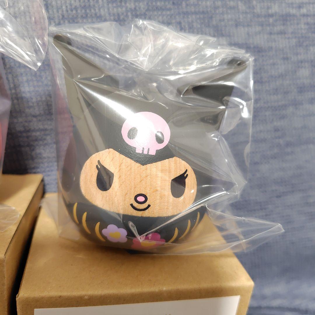 サンリオ 木製だるま「ハローキティ」「クロミ」「マイメロディ」3点