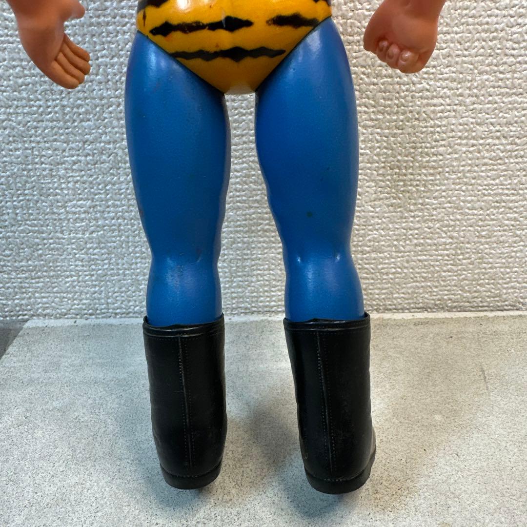 当時物 タイガーマスク 梶原一騎 辻なおき ソフビ 中嶋製作所 面とれ 25cm